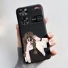 Case For ZTE Nubia Z60 Z70 Z70S Z50 Ultra Cute Love Heart Rabbit Matte Black Soft Silicone Cover For Nubia Z60Ultra Fundas Shell