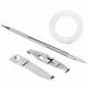 Stainless Steel Ingrown Toenail Corrector Dead Skin Pusher Tape Toenail Correction Set