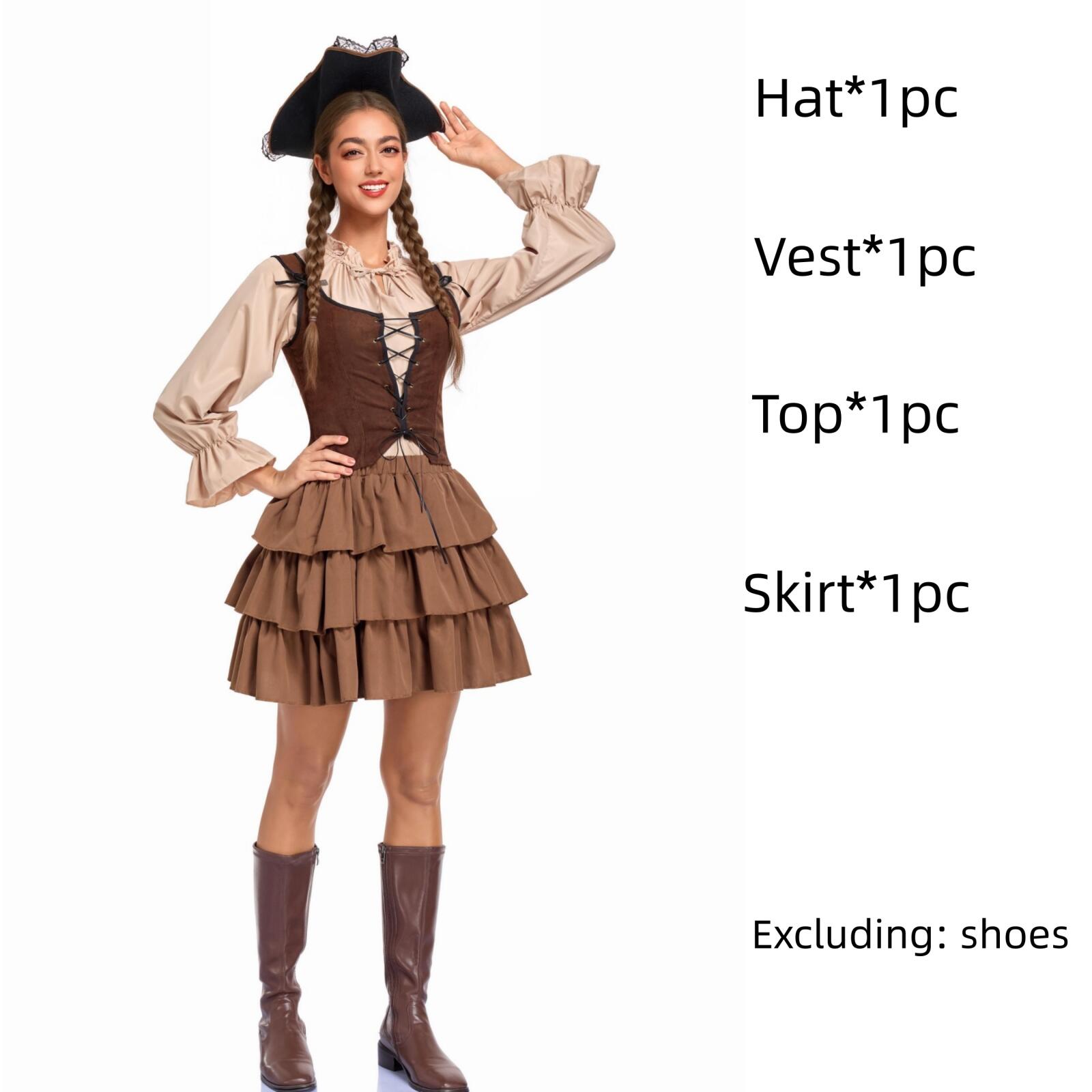Couple Pirate Costume Halloween Adult Men
