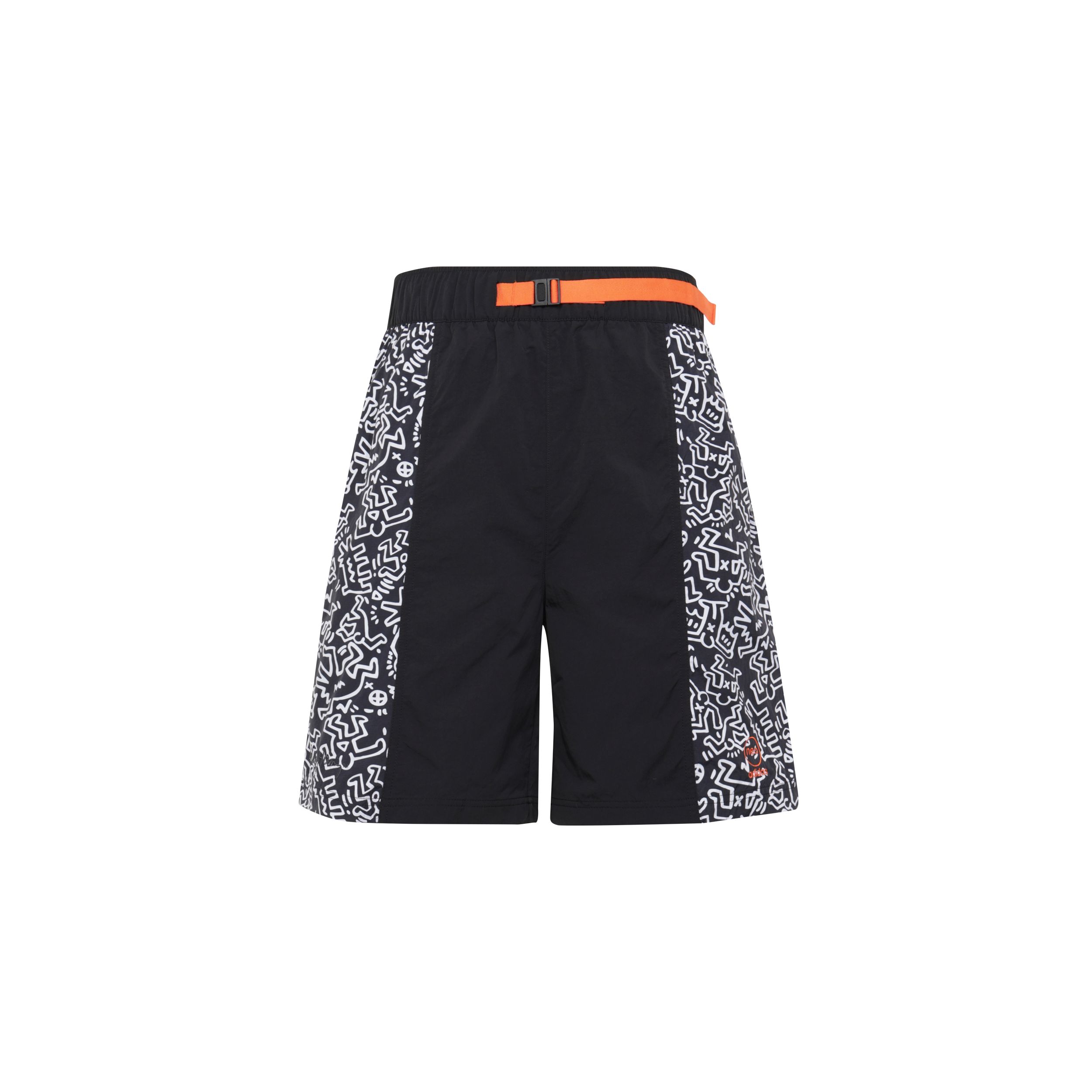 

Adidas Neo Geo Pattern Print Беговые тренировочные шорты Мужские плавки Черные HD7257 L