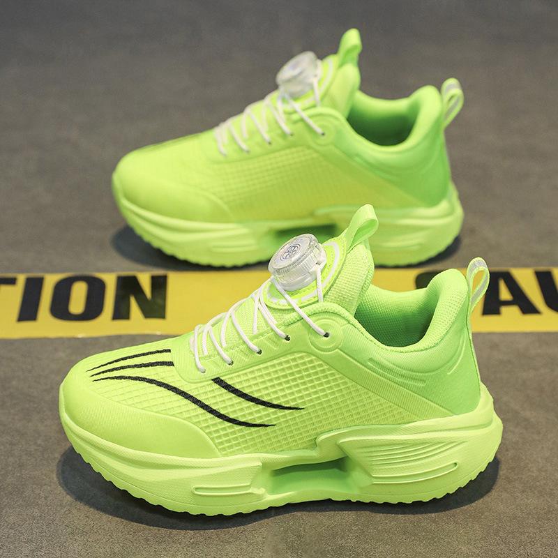 Boys' sports shoes 2025 new Jueying 3rd generation children's mesh breathable running shoes non-slip and wear-resistant carbon plate racing shoes