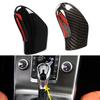 Luxurious ABS Carbon Fiber Gear Head Knob Cover Trim for Volvo XC60 S60 V40 2013 2017 Hassle Free Installation Material