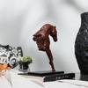 Resin Handicrafts Simulated Animal Sculptures Retro Horse Sculptures Horses Heads Horse-shaped Statue Home Decoration
