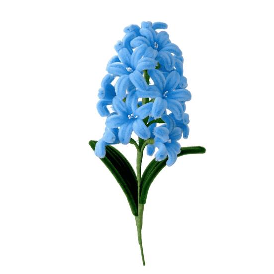 Finished Pipe Cleaner Hyacinth Flower Handmade Artificial Flower Craft for Valentine's Day Wedding Living Room Home Table Decor