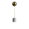 Minimalist Balloon Art Sculpture, Natural Marble Base, Tabletop Ornaments, Metal Balloon Sculpture, Room Aesthetic Decoration