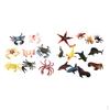 Plastic PVC Marine Animals Model 20pcs Assorted Toy