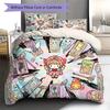 Cardcaptor Sakura Pattern Bedding Quilt Set Quilt Cover Pillowcase Home Decoration Birthday Gift (1 * Duvet Cover + 2 * Pillowcase, Without Core)