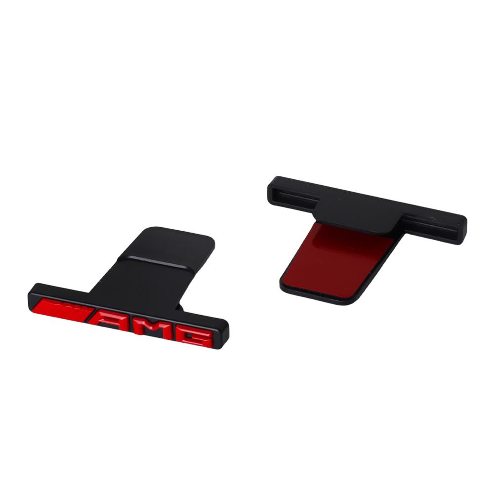 1 Peça Emblema AMG 3D ABS Adesivo de Emblema para Grade Frontal de Carro Para Mercedes Benz Amg X156 W204 W205 W203 W211 W212 W169 GLC CLK CLA A180