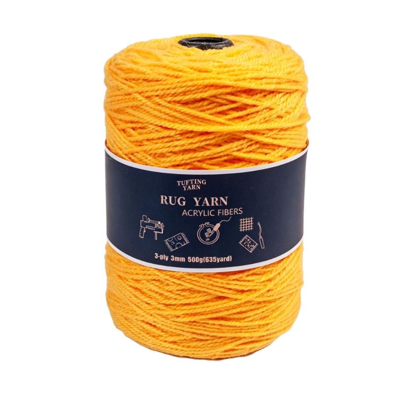 Long Time Use Tufting Yarn In Bright Color Great For Rugs And Decorative Textiles