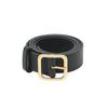 Fashionable Style Korean Black Pu Belt For Men And Women Perfect For Outfits Everyday