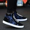 Scarpe da ginnastica alte in tela da uomo, alla moda, con plateau, primavera, inverno, scarpe casual vulcanizzate da uomo, per studenti, tenis masculino