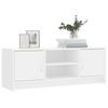 Vidaxl Szafka Pod Tv, Biała, 102X30X37,5 Cm, Materiał Drewnopochodny