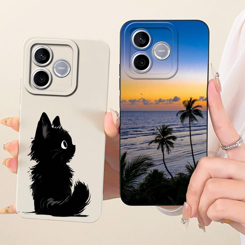 For Honor 600 Lite 5G Casing Cover Silicone Luxury Fashion Kawaii Cute Painted Shockproof Phone Case For Honor LNA-NX1