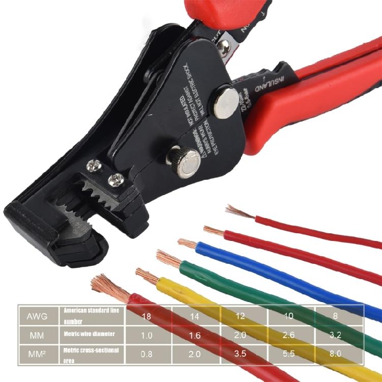 3 In 1 Electric Stripping Pliers Cable Wire Cutting Accurate Ethernet Cord Stripping Suitable for Household Maintenance