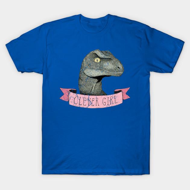 Men Black Print T-shirt Pink Clever Girl No-Cut Transfer Paper Print Cotton Tshirt S
