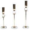 A25F-Glass Candlestick Holder-Transparent Modern Style For Home Decor-Centerpiece Elegant Design