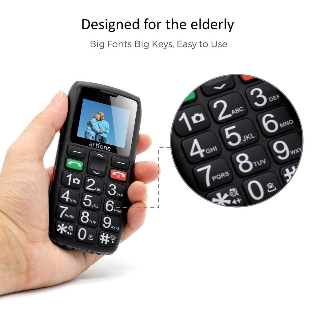 Buy Big Button Cell Phone Basic GSM Mobile Senior Phone ,Unlocked