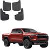 2023 2024 2025 Compatible Pour Chevrolet Colorado GMC CANYON Garde-boue Garde-boue d'aile Protection Anti-éclaboussures Garde-boue Accessoires de voiture Avant Arrière 4 pièces(Noir)