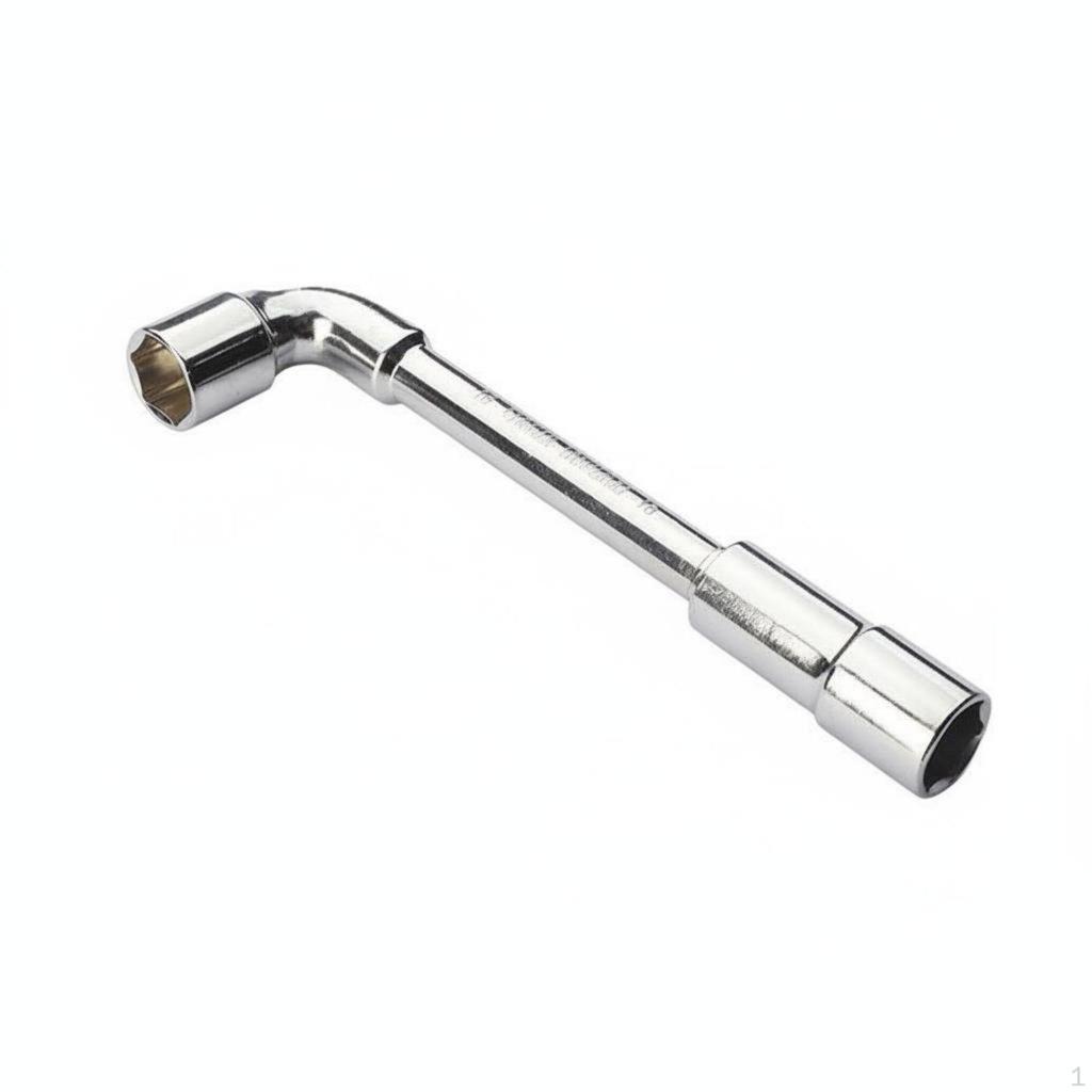 LShaped Wrench HighCarbon Steel Tire Lug DoubleEnded Tool for Mechanics, DIY