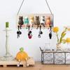 Cute Cat Silhouette Key Hook Wall Mounted Key Holder Multipurpose Cats Key Organizer  Living Room