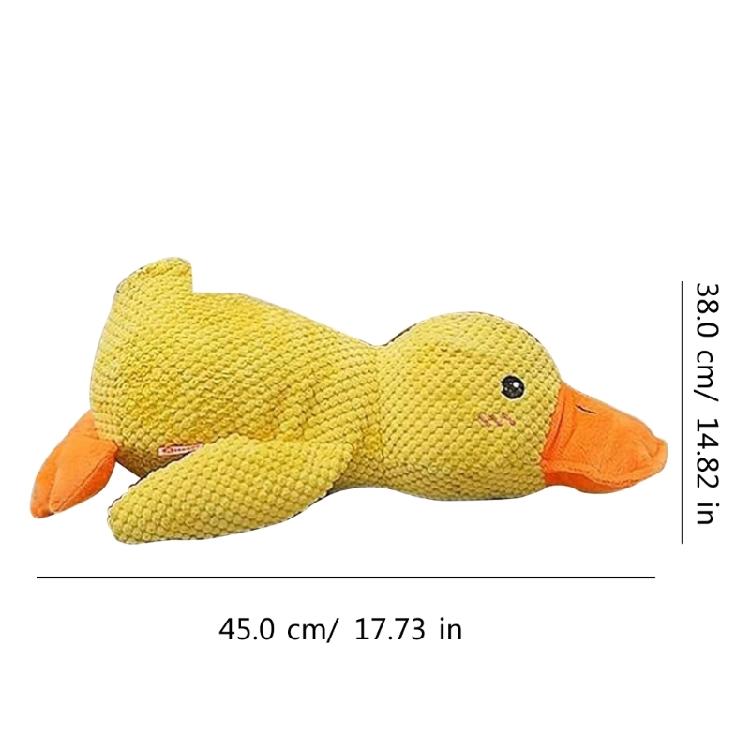 Dog Chewing Toy Plush Quack Pet Dog Snuffle Toy Encouraging Foraging Skill