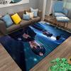 GTA Police Printed Flannel Carpet Non-Slip Suitable for Bedroom, Living Room, and Children's Room Decoration