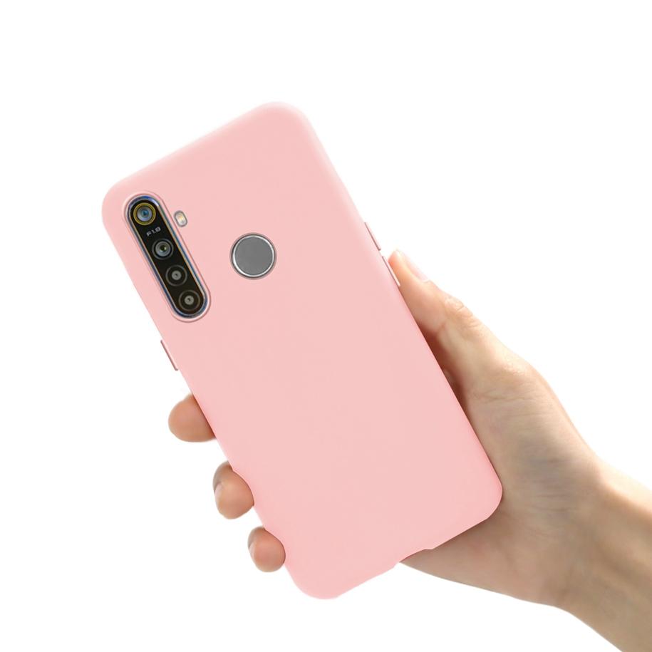 Liquid Silicone Case for Realme 5 5i 5Pro Case Bumper Luxury TPU Soft Back Shell for OPPO Realme 5 Pro 5i 5S Matte Cases Realme5
