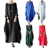 Womens Long Sleeve Casual Long Shirt Dresses