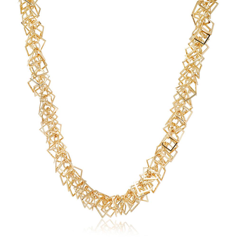 Tribal Inspired Chain Jewelry Necklace With Alloy Construction And Versatile Use