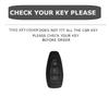 Nyckelfodral i läder för Ford Mondeo Taurus Mustang Explorer Edge Focus Mk3 Fiesta Mk7 Mondeo Mk4 Galaxy Nyckelskydd Fjärrkontrollskal