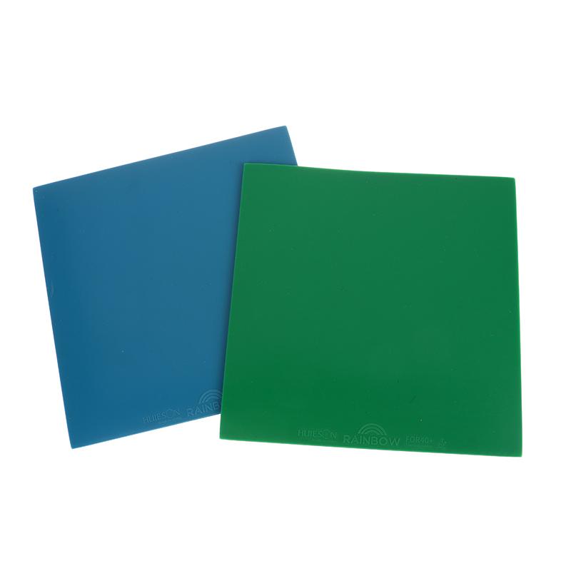 1Pc Colorful Rainbow Table Tennis Rubber Sheet Ping Pong Rubber With 2.0mm High Density Sponge For Training