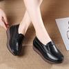 Korean Style Wedge Heel Platform Slip-on Shoes for Women