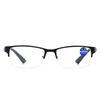 Half frame reading glasses high definition the elderly black glasses men's and women's fashion anti-blue light one