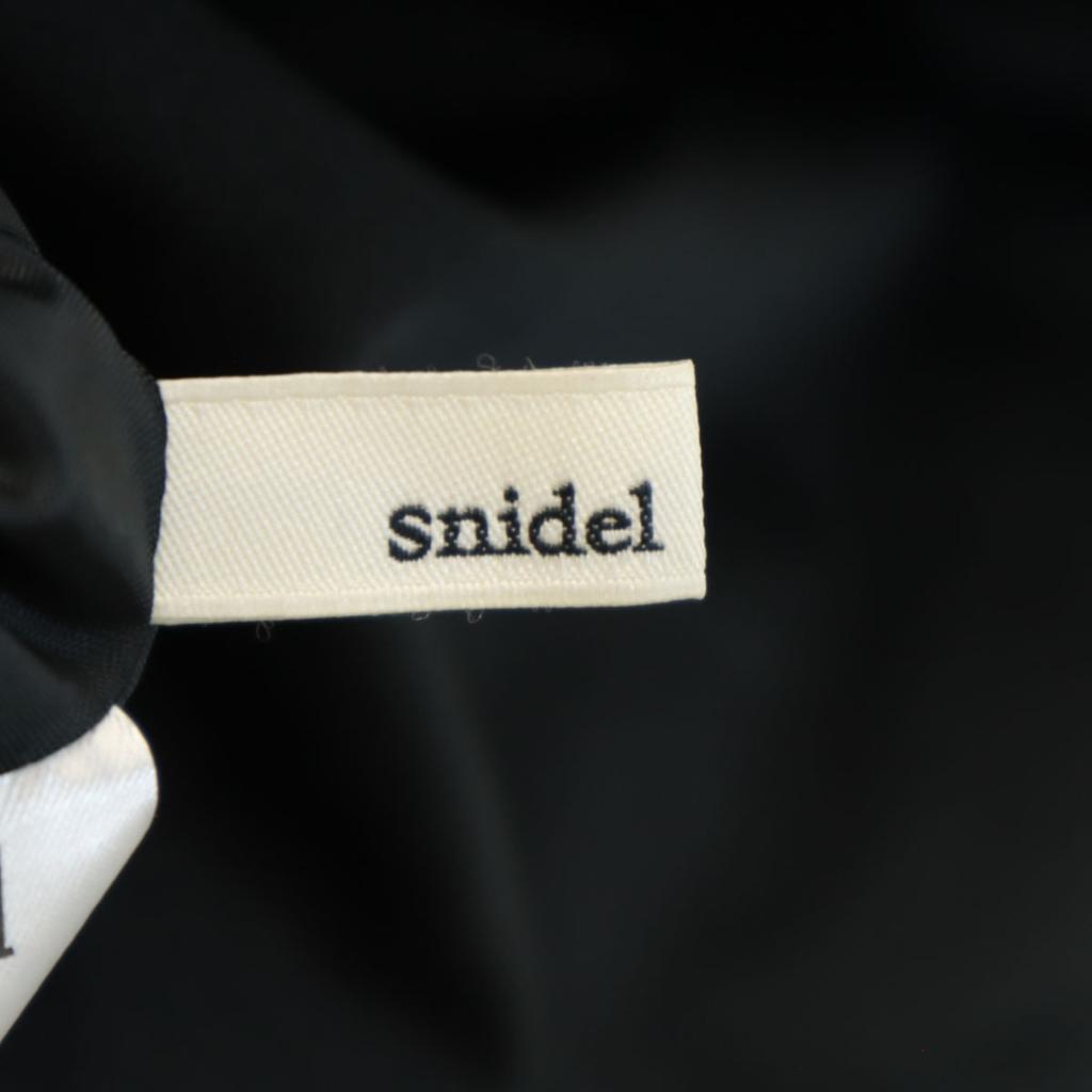 SNIDEL Mimole length volume skirt 1 black Women Used