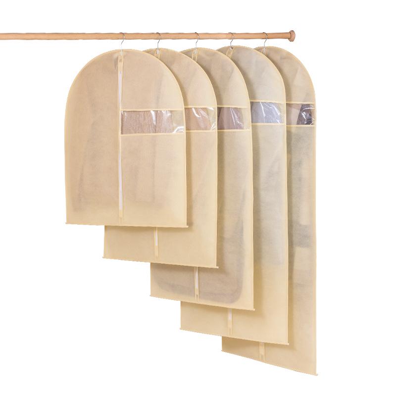 Non-woven Fur Coat Dustproof Storage Bag with Window