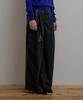 ODER Leather Wide Pants - Black