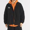 Herren Herbst Stehkragen Einfarbig Fleecejacke Student Langarm Freizeitjacke