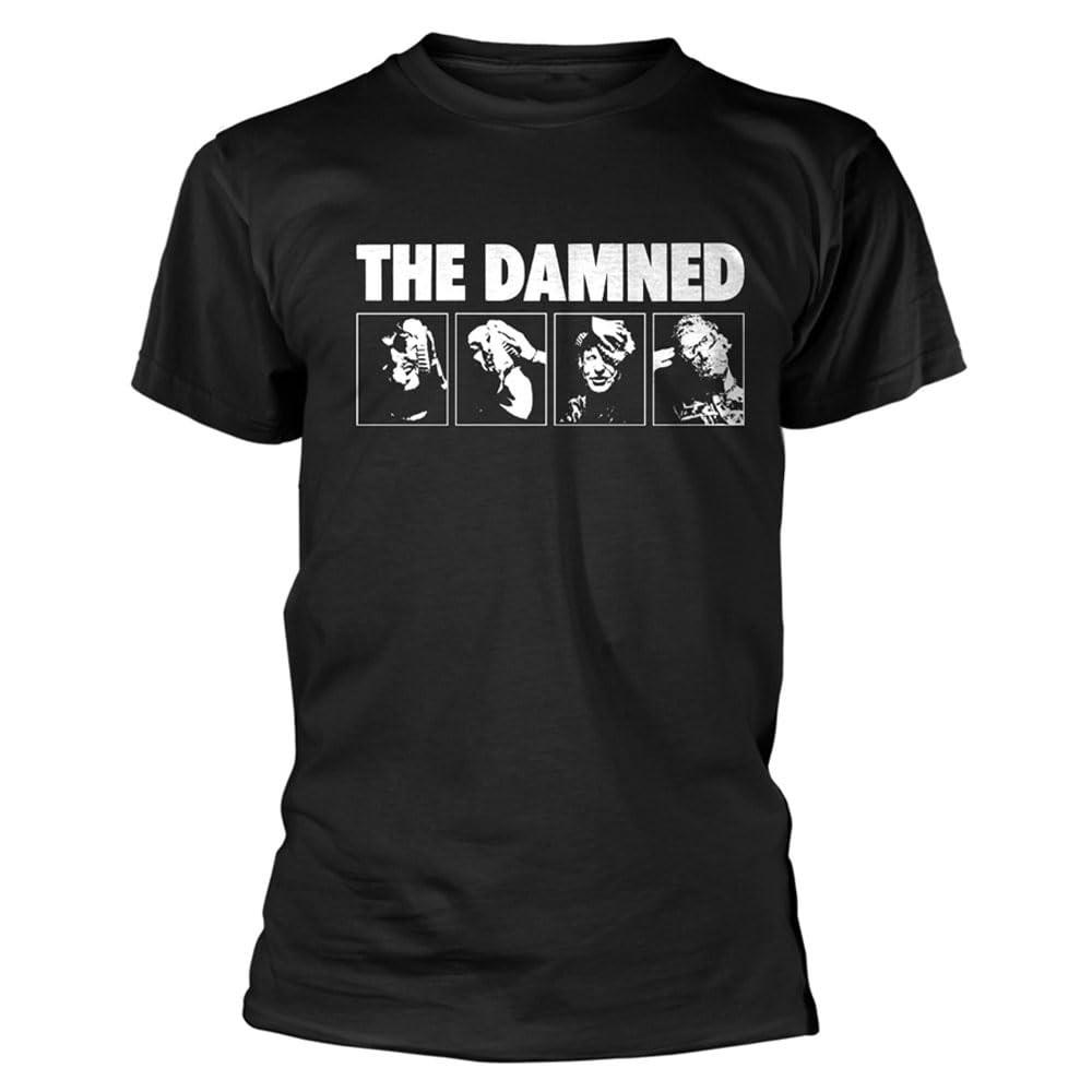 Plastichead The Damned Headshots T Shirt S Black XXL