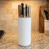 Ribbed Kitchen Cutter Holder Round Kitchen Cutter Organizer Cutter Storage Stand  Kitchen Use