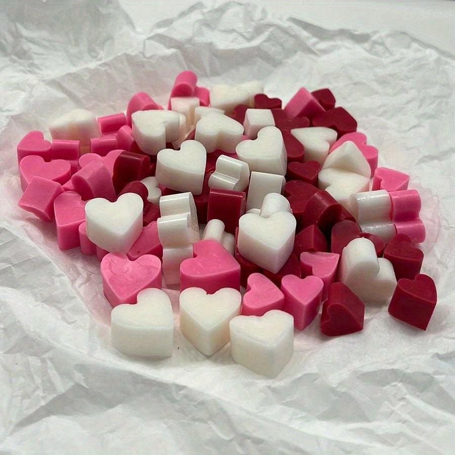 1pc 55 Holes 3D Mini Heart-Shaped Making Silicone Mold DIY Decorating Candle Silicone Mold for DIY Candles, Perfect Gift for Women, DIY Lovers