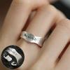 Meier Matte Frosted Wide Band Ring - Women's Fashionable and Versatile Open Ring