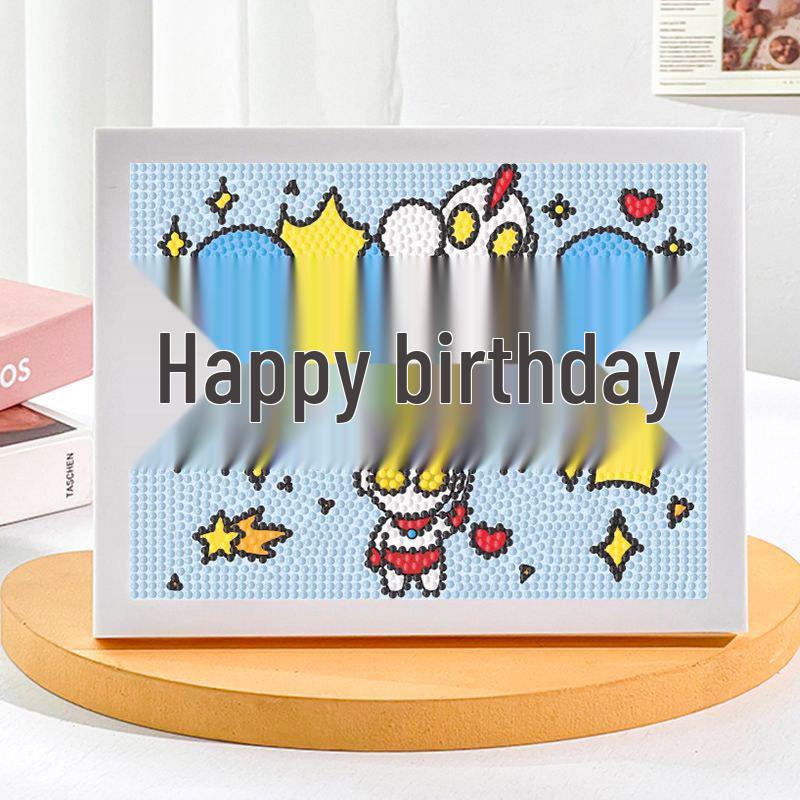 Kit de Peinture Diamant 5D Sanrio Encadré – Jouet Éducatif pour Enfants