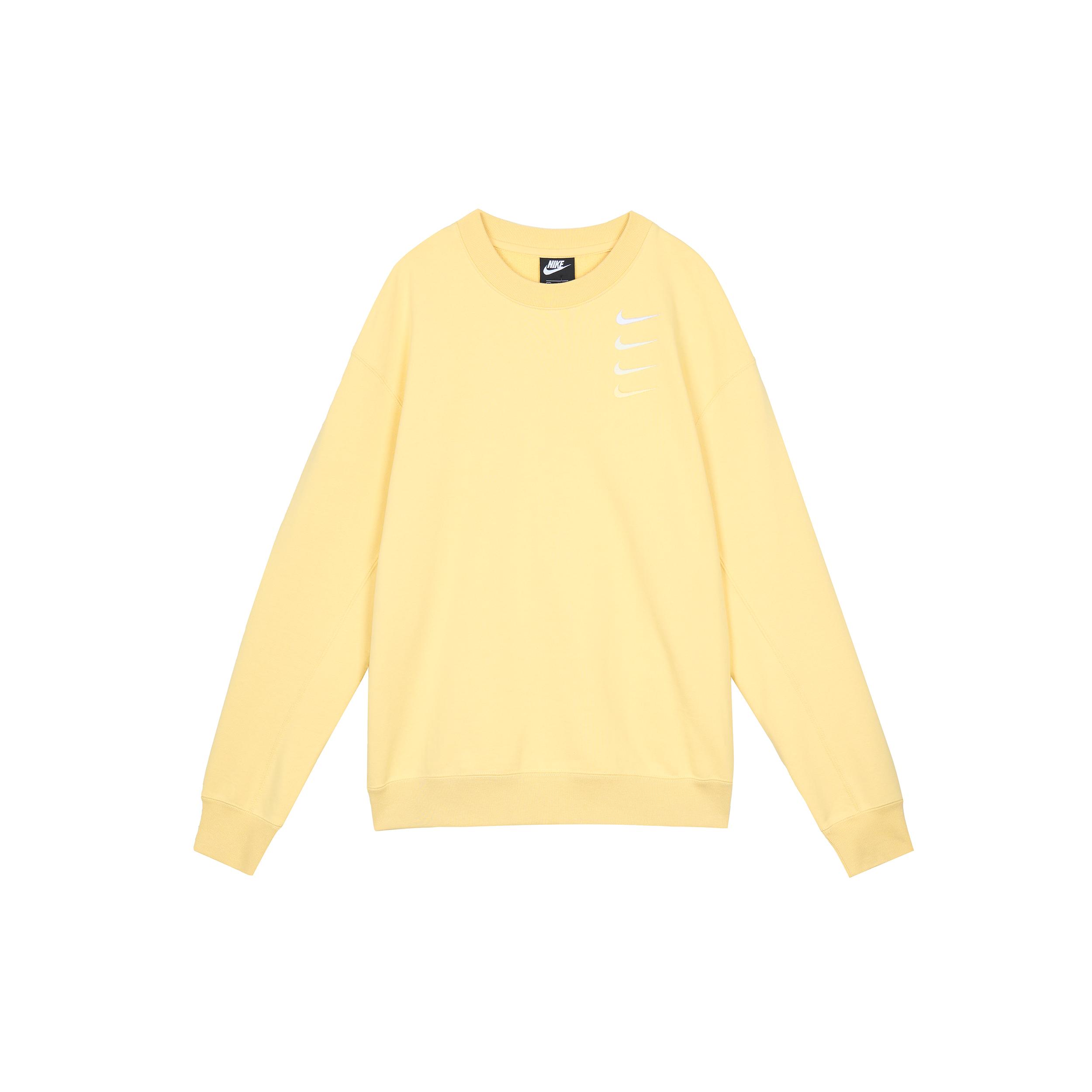 

New Nike Sweatshirts Men Washed Lemon DB9408-742 XL