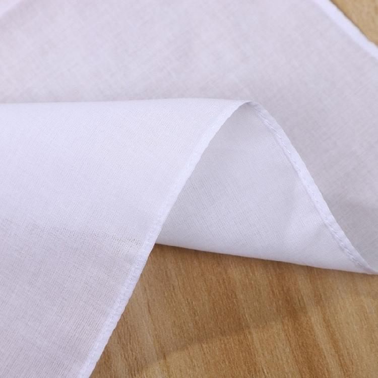 Lightweight Handkerchief Washable Chest Towel Embroidery Flower Hankie Pocket Square 28x28cm for Girl Traveling Shopping