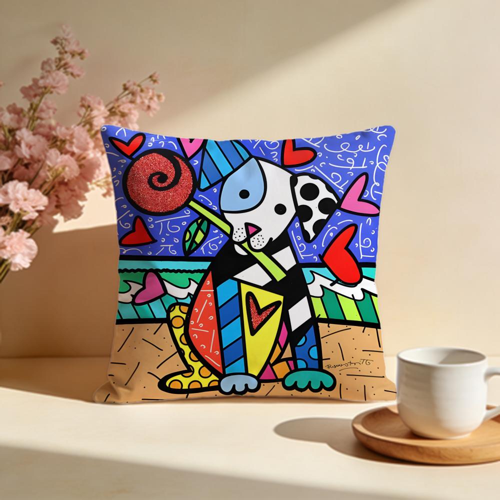 Popular BBrittoable Cushion Cover Stylish Washable Pillow Cover Ideal for Couch Bedroom Car Decoration