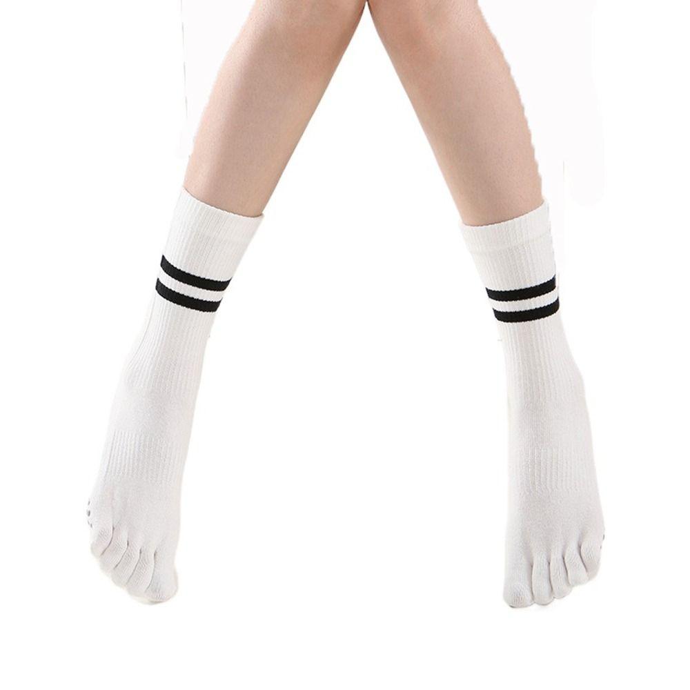 Socks Non-slip Sports Five Toe Five-Finger Socks Split Toe Socks Middle Tube Socks Female Hosiery