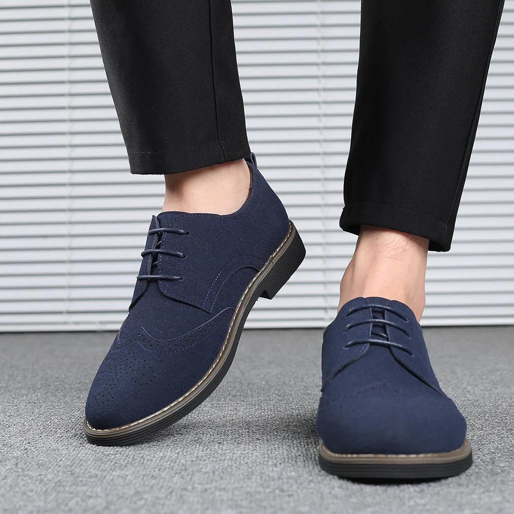Men's Shoes Business Leisure Leather Shoes for Men Spring/Autumn Lace Up Man Shoe Formal