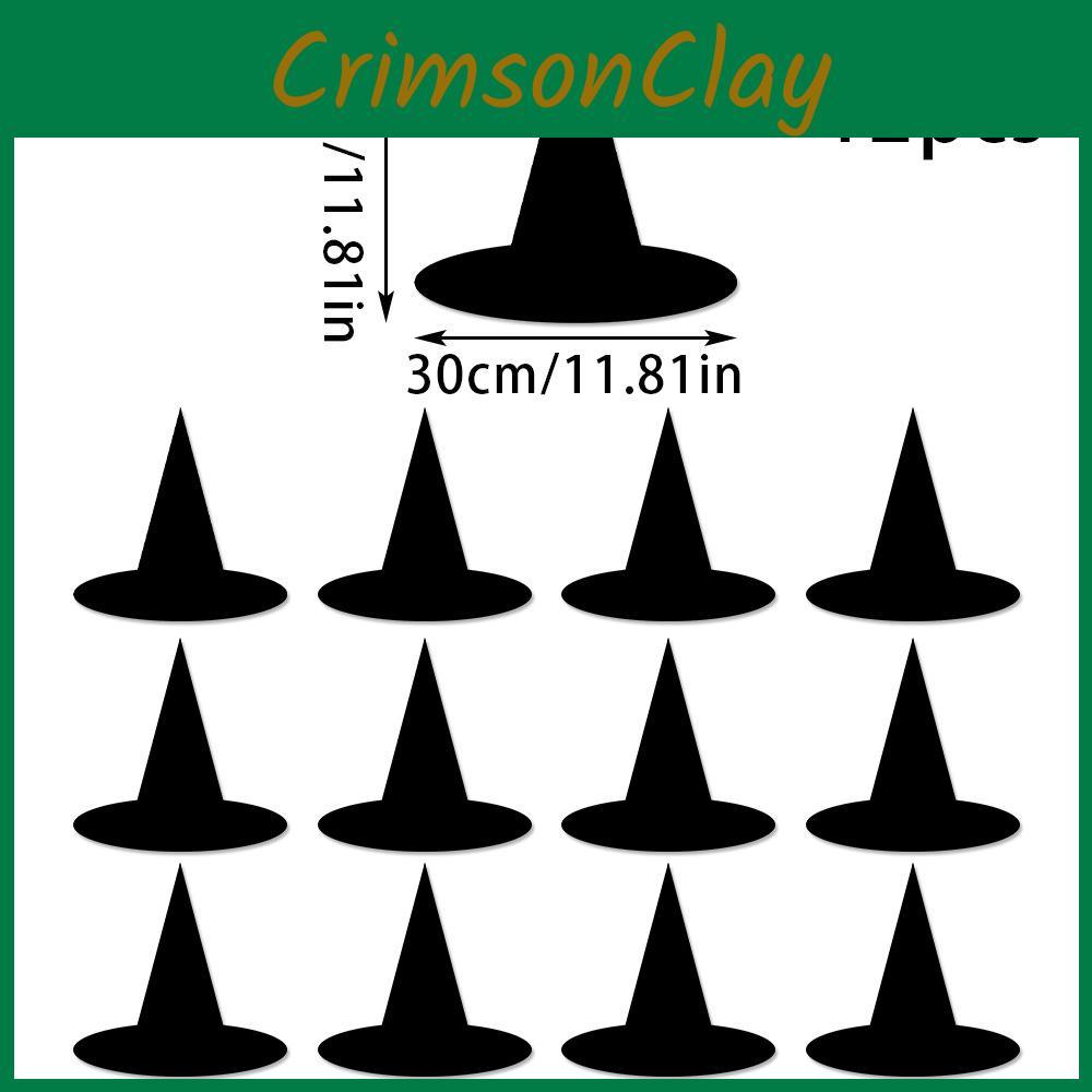 Halloween Party Creative Witch Hat Paper Pendant Party Scene Decoration Prop