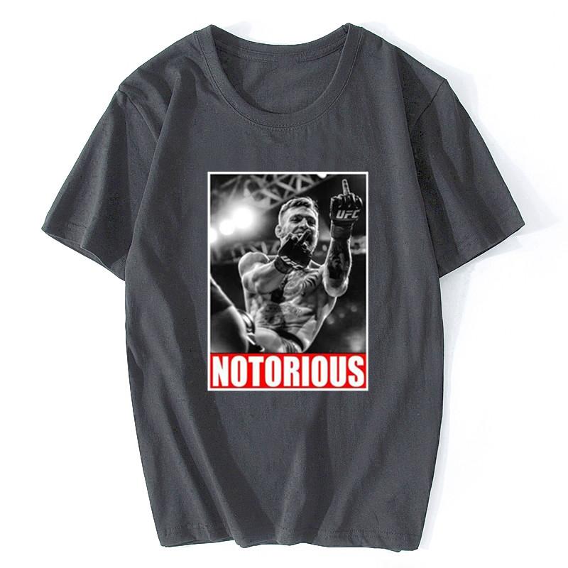 Conor McGregor Notorious Unisex Fan Tshirt Funny Design Black Fashion Streetwear Tee Cool Shirt Homme Funny T Shirts