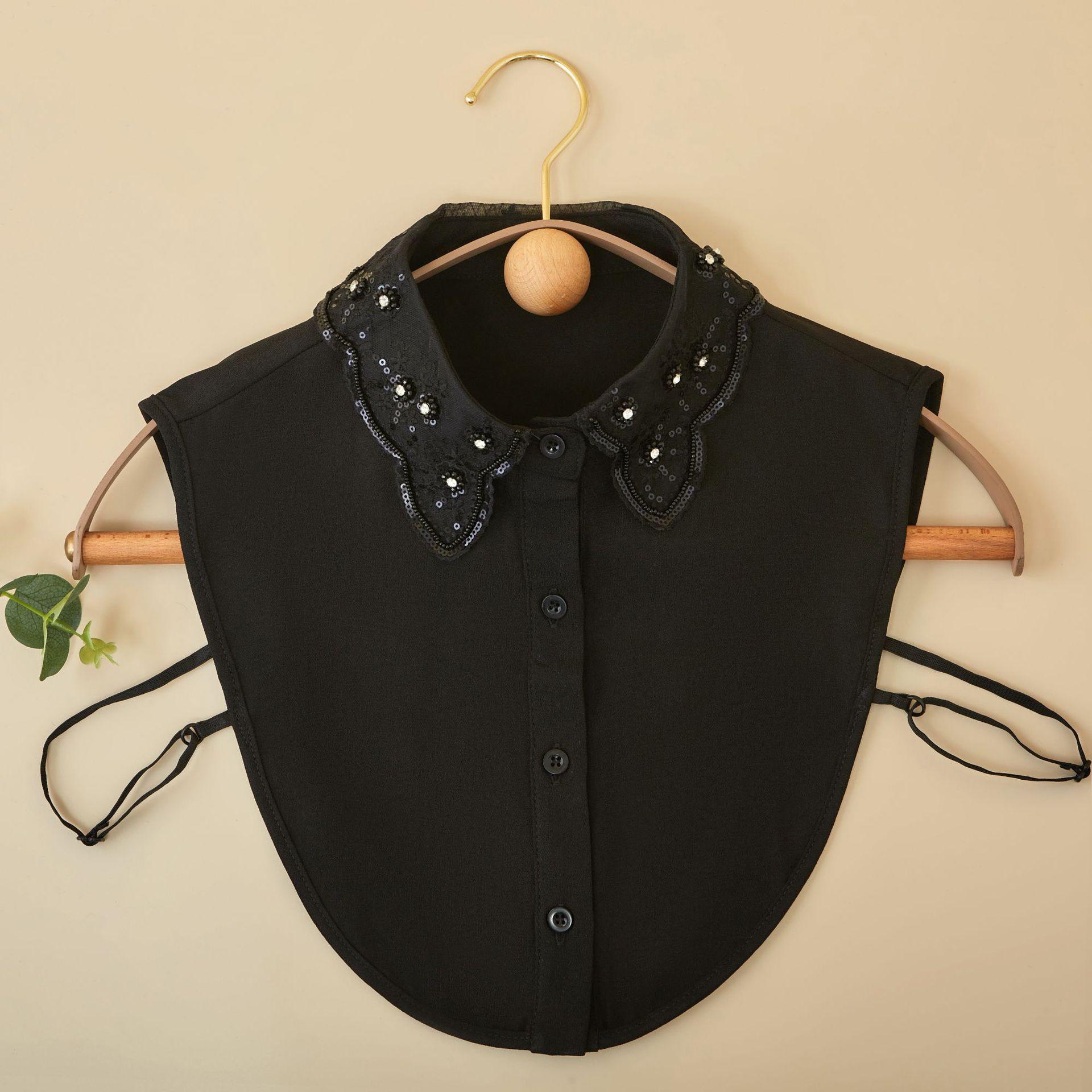 

Fashion Ladies Half-Shirt Lace False Collar for Women s Shirt Blouse Tops Removable Detachable Collars Clothes Accessories